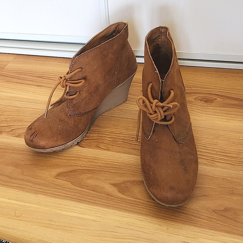 Suede Bootie Heel